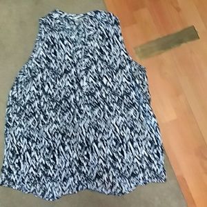 Black and white tank top